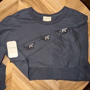 Dress Up Gray Star Sweatshirt